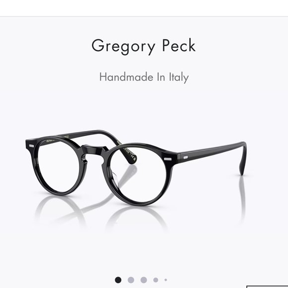 Oliver People frames Gregory Peck - Picture 1 of 7